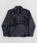 by Parra Clipped Wings Shirt Jacket in Greyish Blue