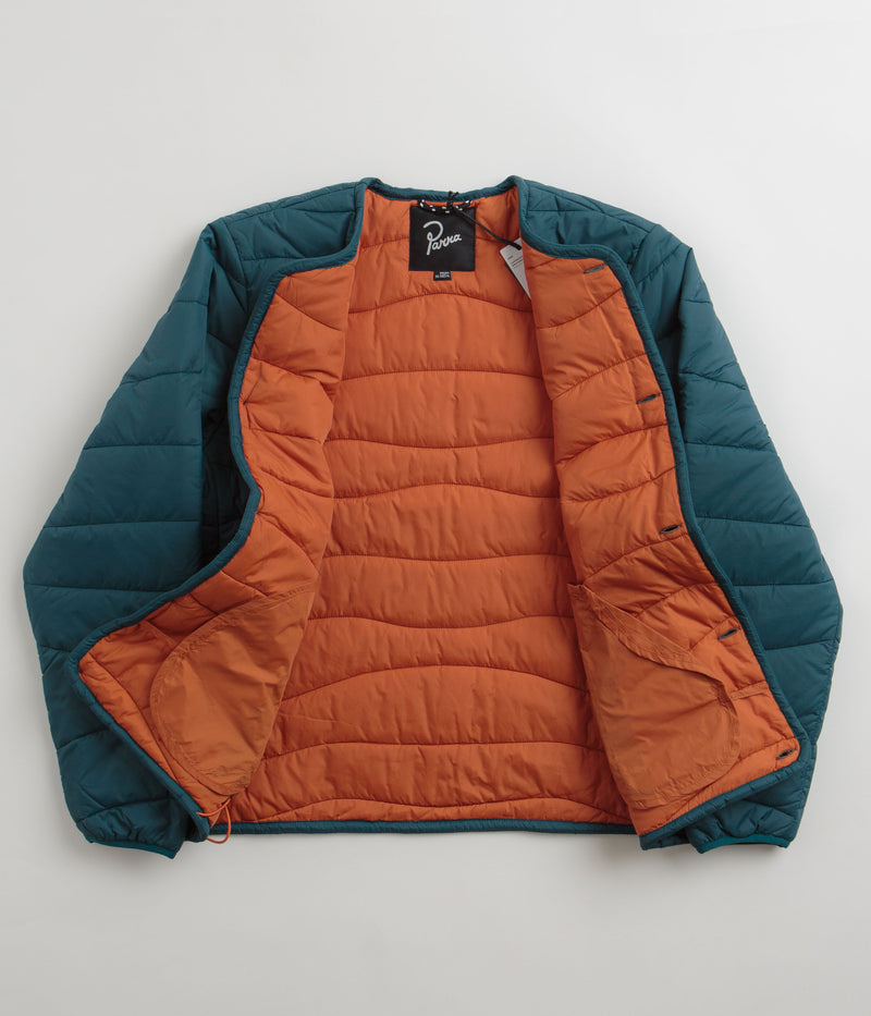 by Parra Colored Landscaped Jacket in Deep Sea Green
