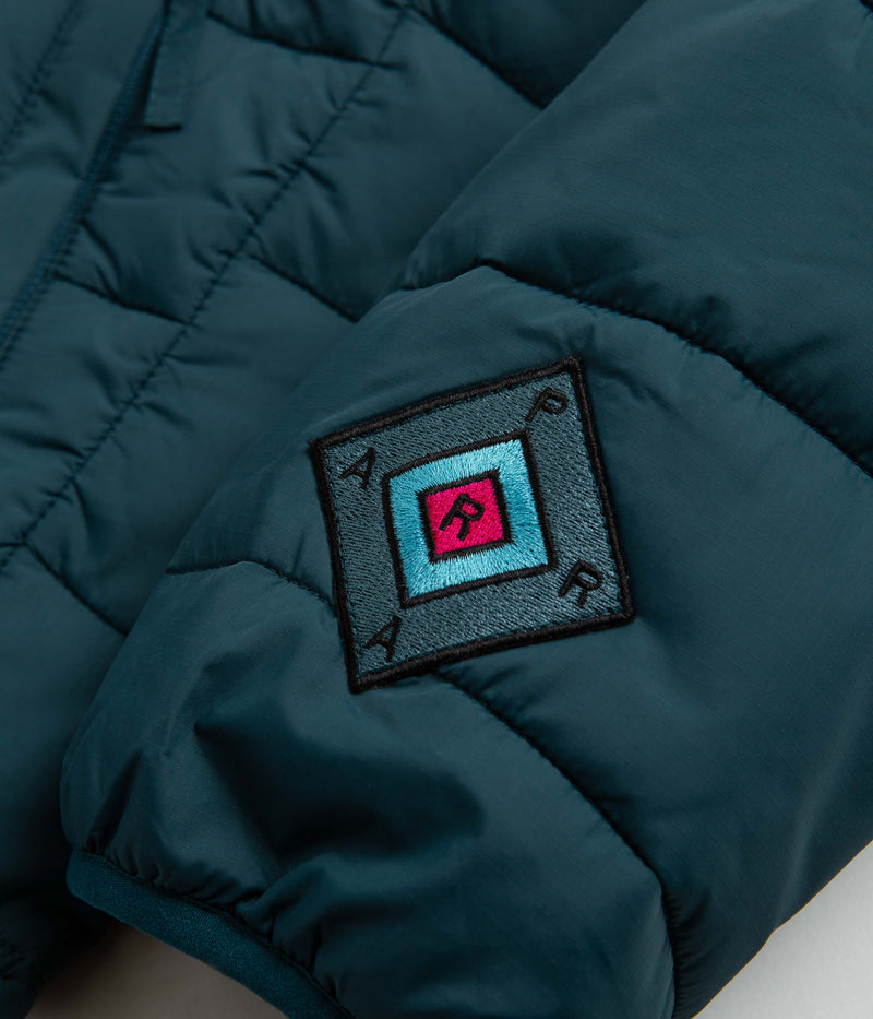 by Parra Colored Landscaped Jacket in Deep Sea Green