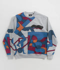 by Parra Etappe 17 Crewneck Sweatshirt in Heather Grey