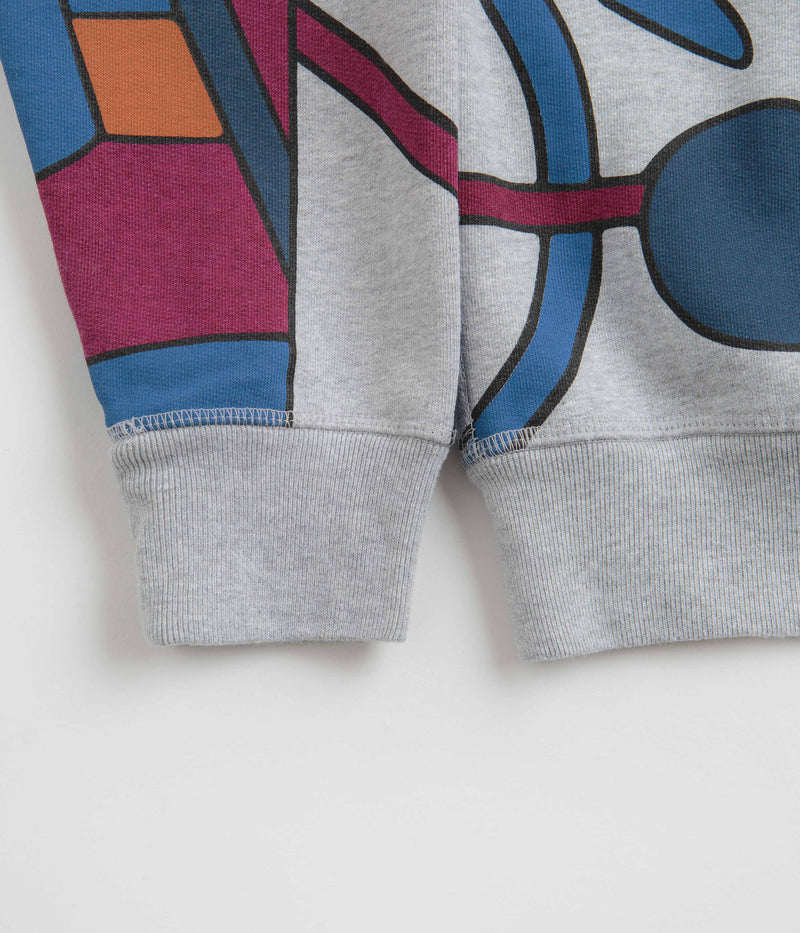 by Parra Etappe 17 Crewneck Sweatshirt in Heather Grey