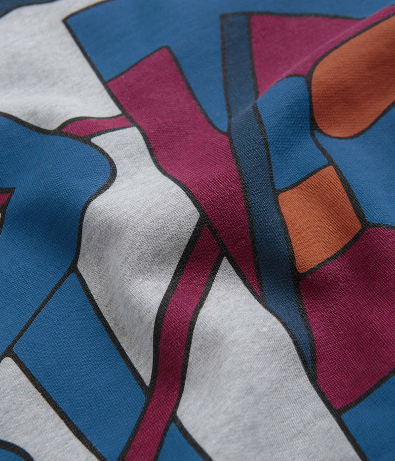 by Parra Etappe 17 Crewneck Sweatshirt in Heather Grey