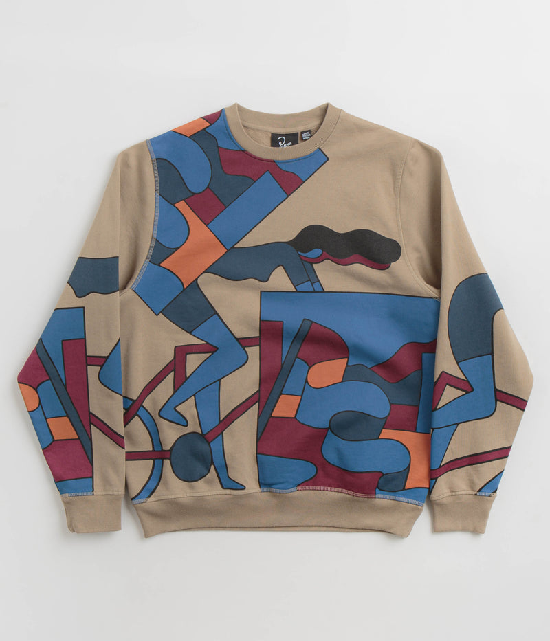 by Parra Etappe 17 Crewneck Sweatshirt in Mushroom