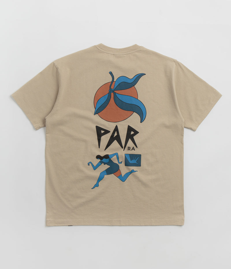 by Parra Evil Orange T-Shirt in Beige