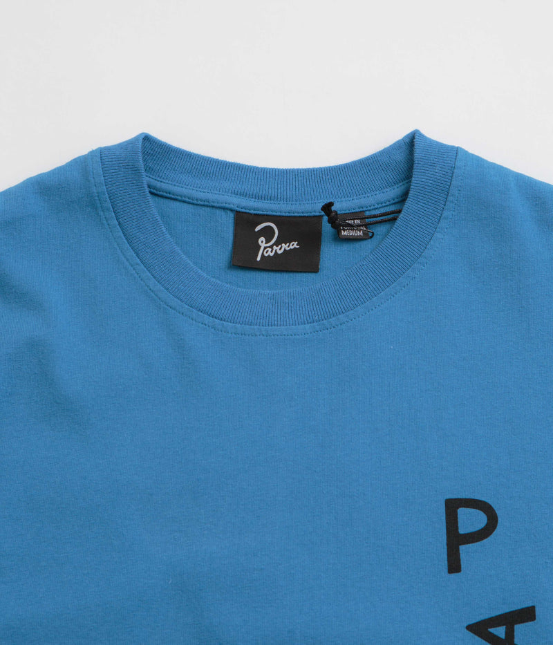 by Parra Fancy Horse T-Shirt in Azure Blue