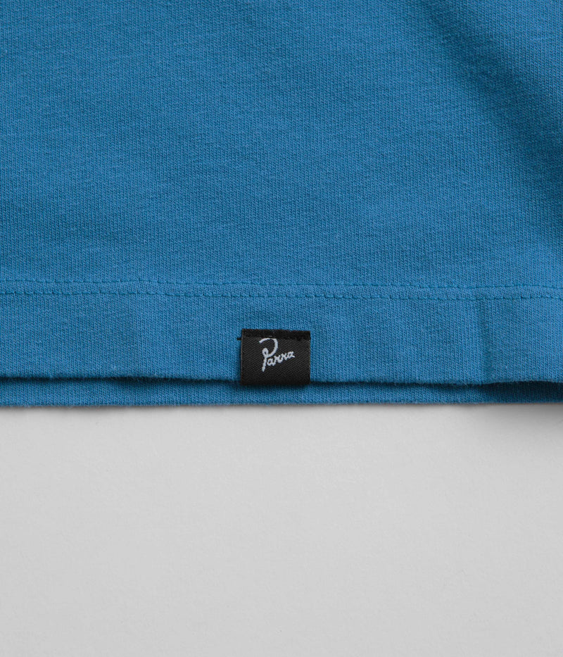 by Parra Fancy Horse T-Shirt in Azure Blue