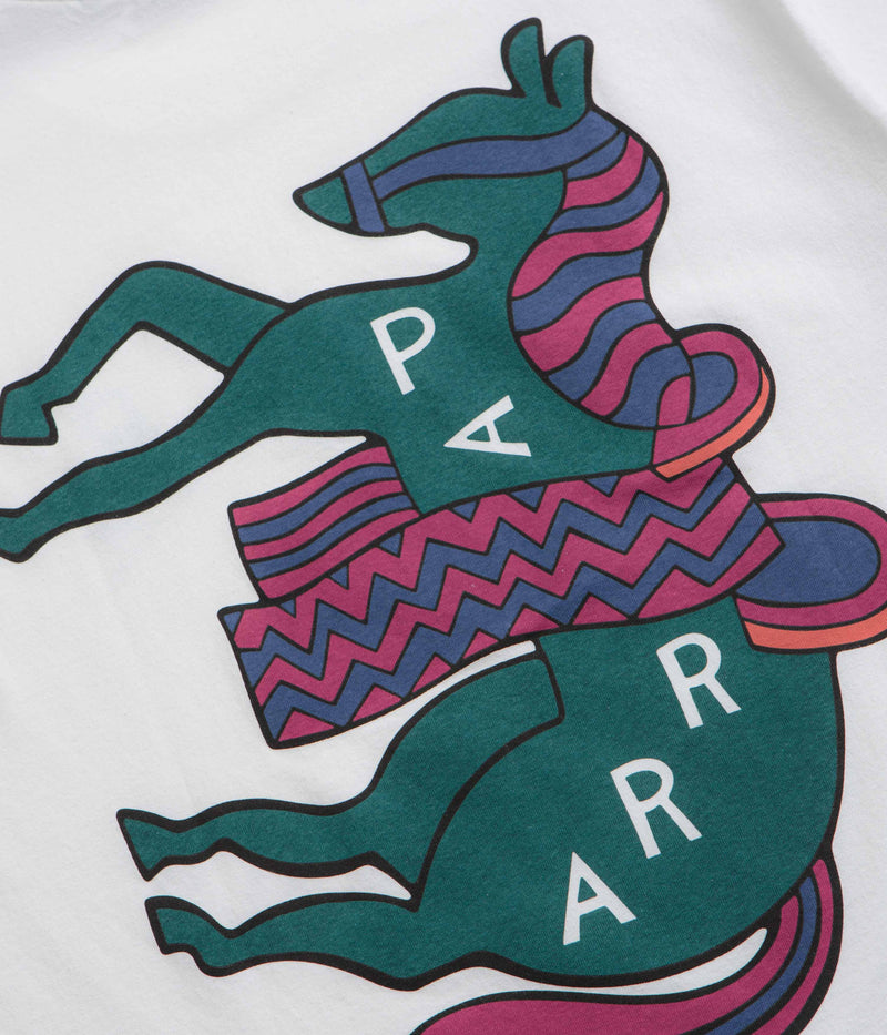 by Parra Fancy Horse T-Shirt in White