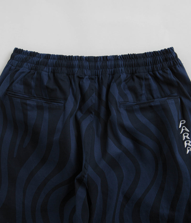 by Parra Flowing Stripes Pants in Blue