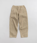 by Parra Flowing Stripes Pants in Tan