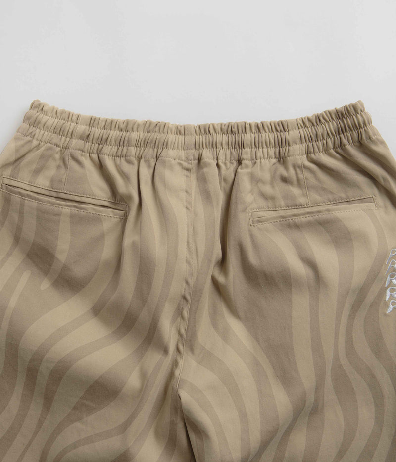 by Parra Flowing Stripes Pants in Tan