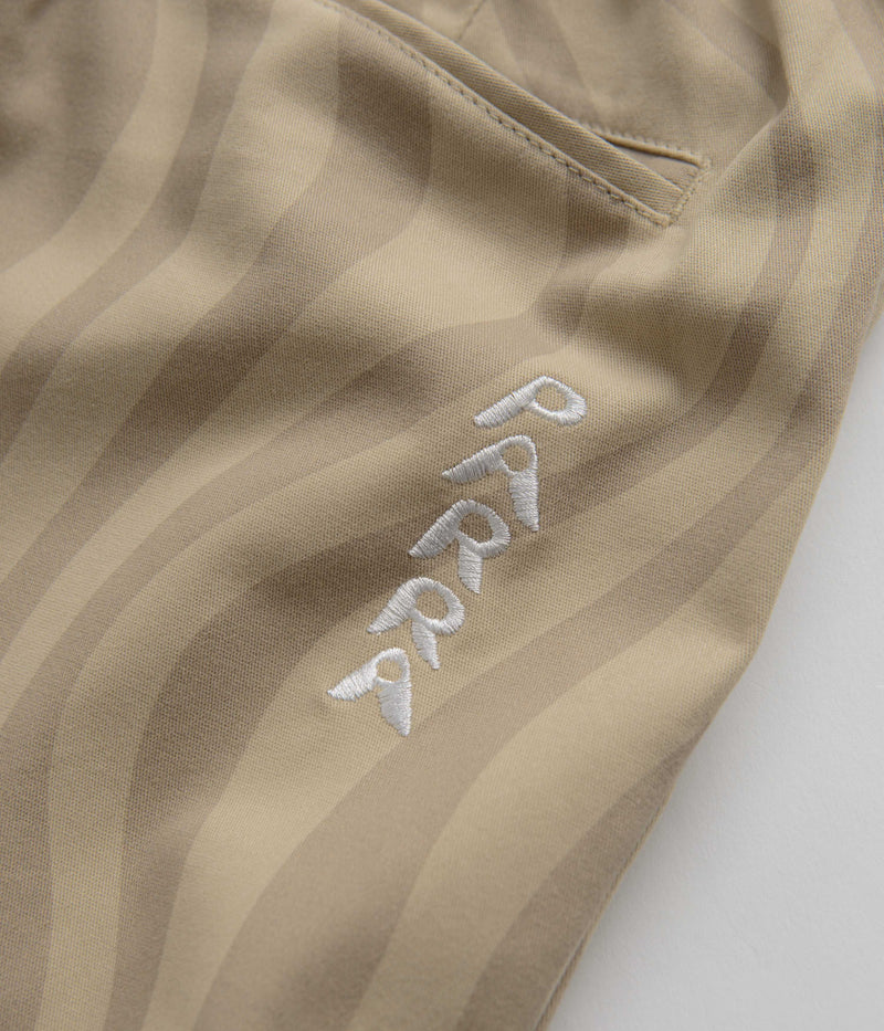 by Parra Flowing Stripes Pants in Tan