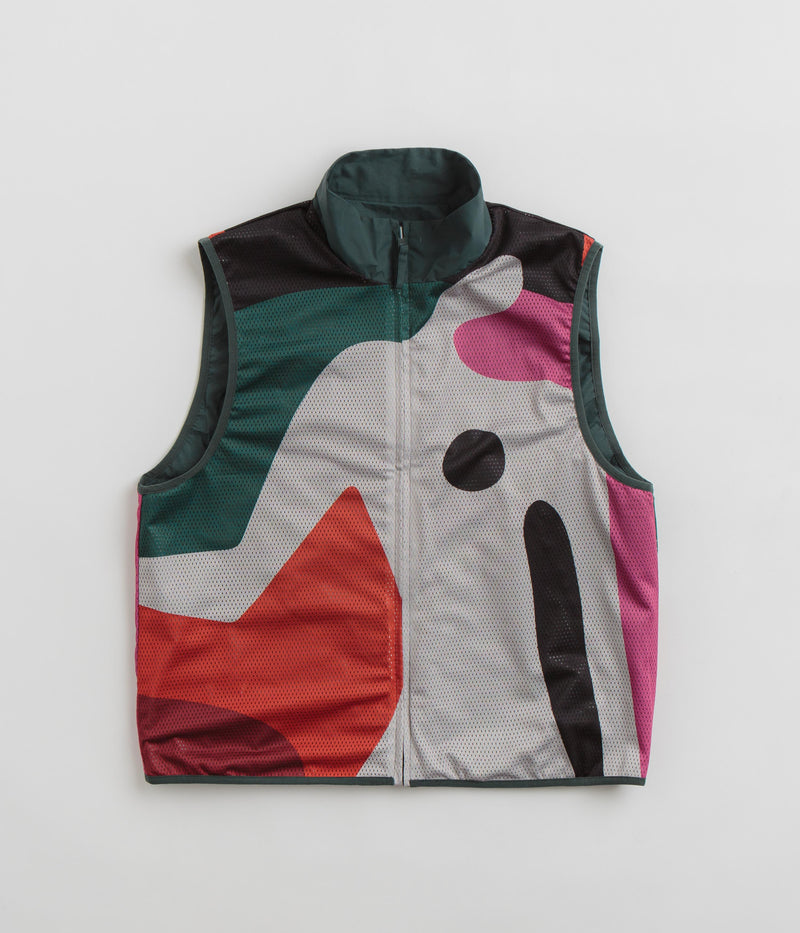 by Parra Ghost Cave Reversible Vest in Green