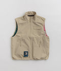 by Parra Ghost Cave Reversible Vest in Tan
