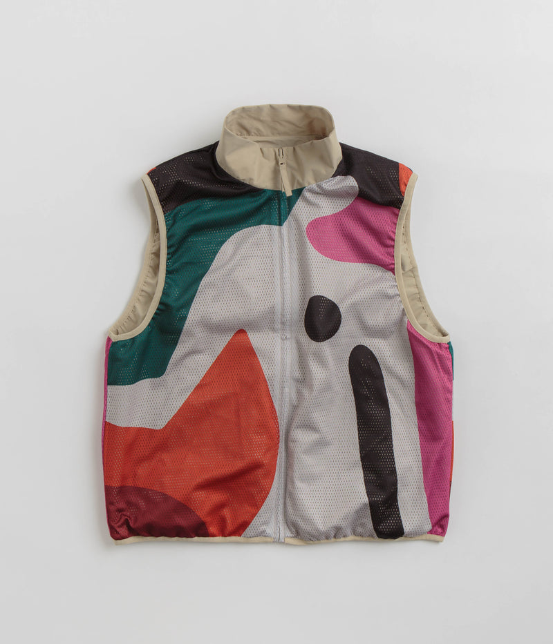 by Parra Ghost Cave Reversible Vest in Tan