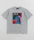 by Parra Ghost Caves T-Shirt in Heather Grey