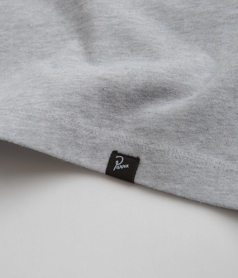 by Parra Ghost Caves T-Shirt in Heather Grey
