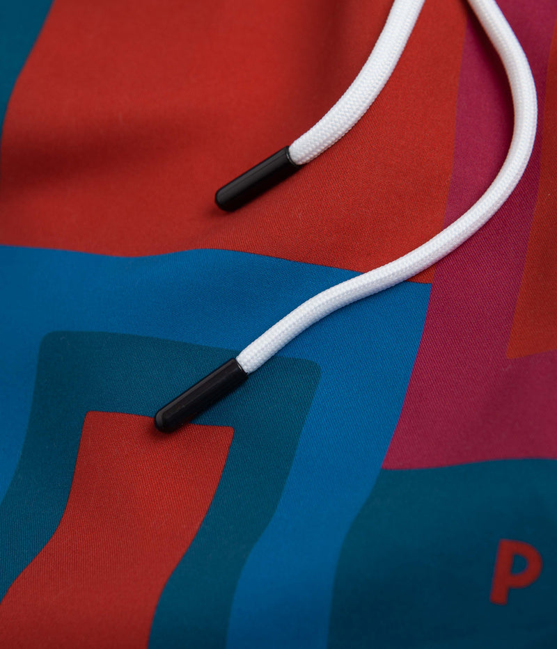 by Parra Hot Springs Pattern Swim Shorts in Multi