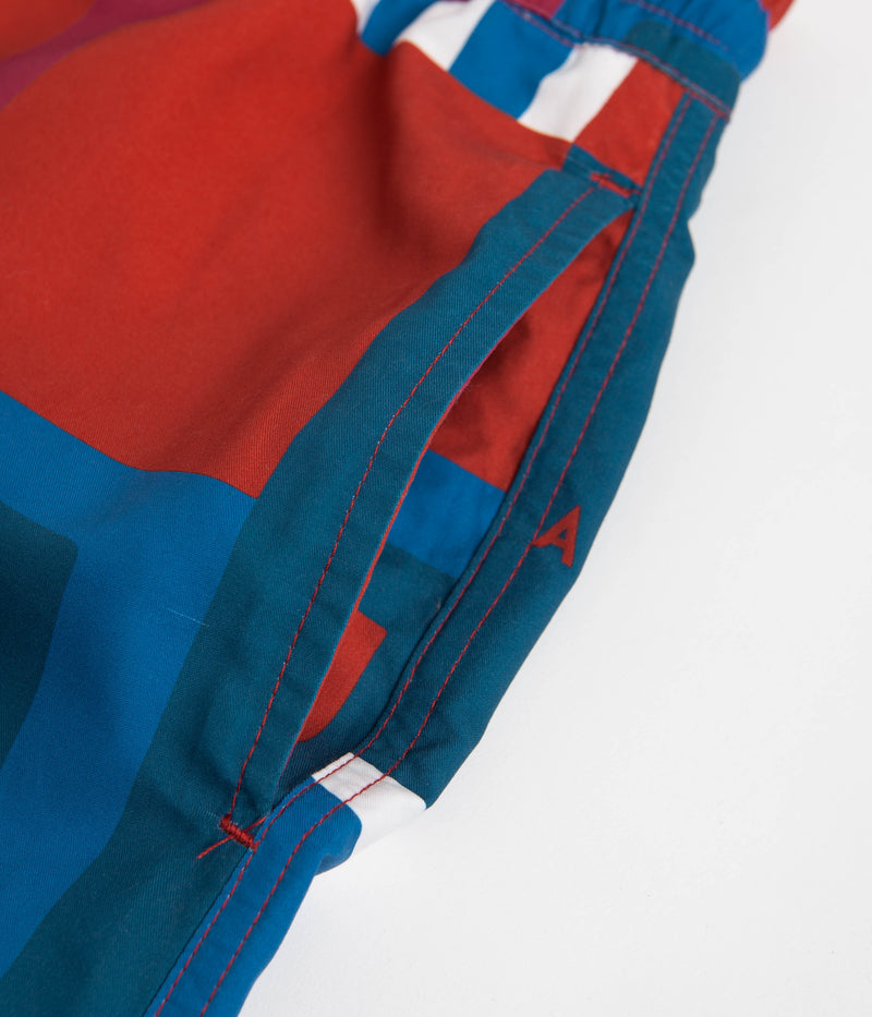 by Parra Hot Springs Pattern Swim Shorts in Multi
