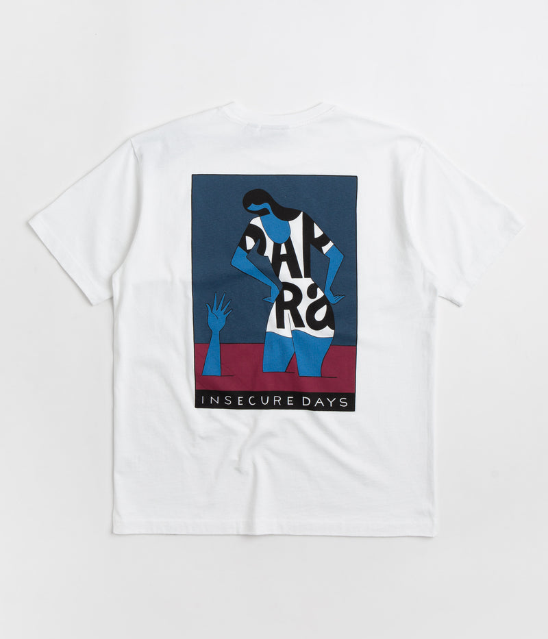 by Parra Insecure Days T-Shirt in White