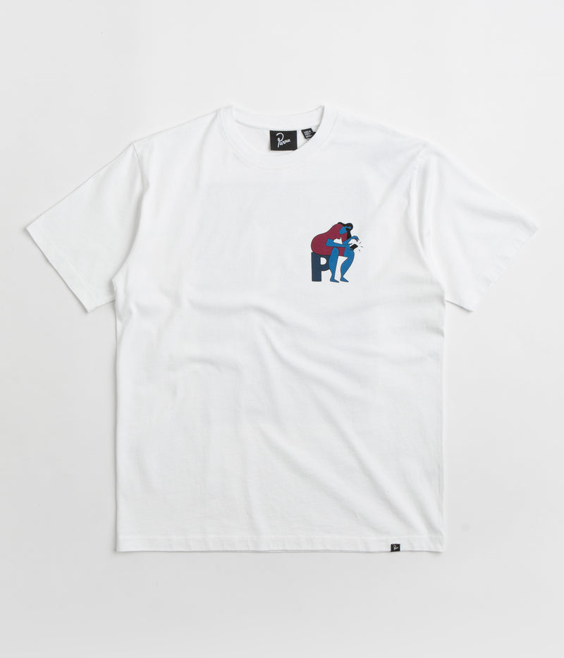 by Parra Insecure Days T-Shirt in White