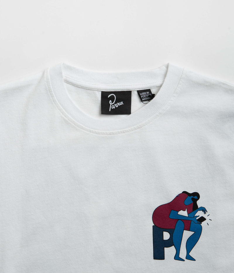 by Parra Insecure Days T-Shirt in White