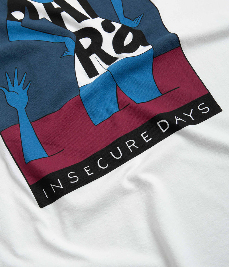 by Parra Insecure Days T-Shirt in White