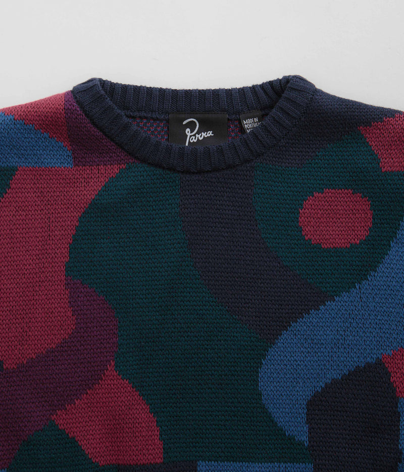 by Parra Knotted Knitted Sweatshirt in Multi