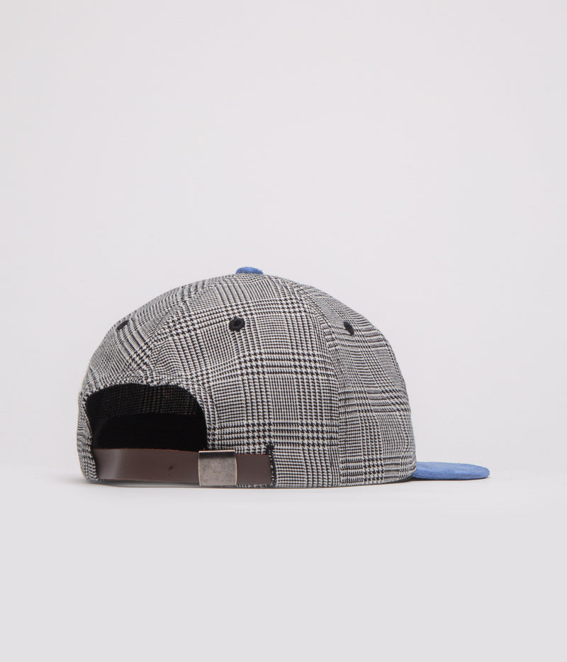 by Parra Lowercase Logo 5 Panel Cap in Blue