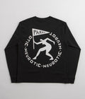 by Parra Neurotic Flag Long Sleeve T-Shirt in Black