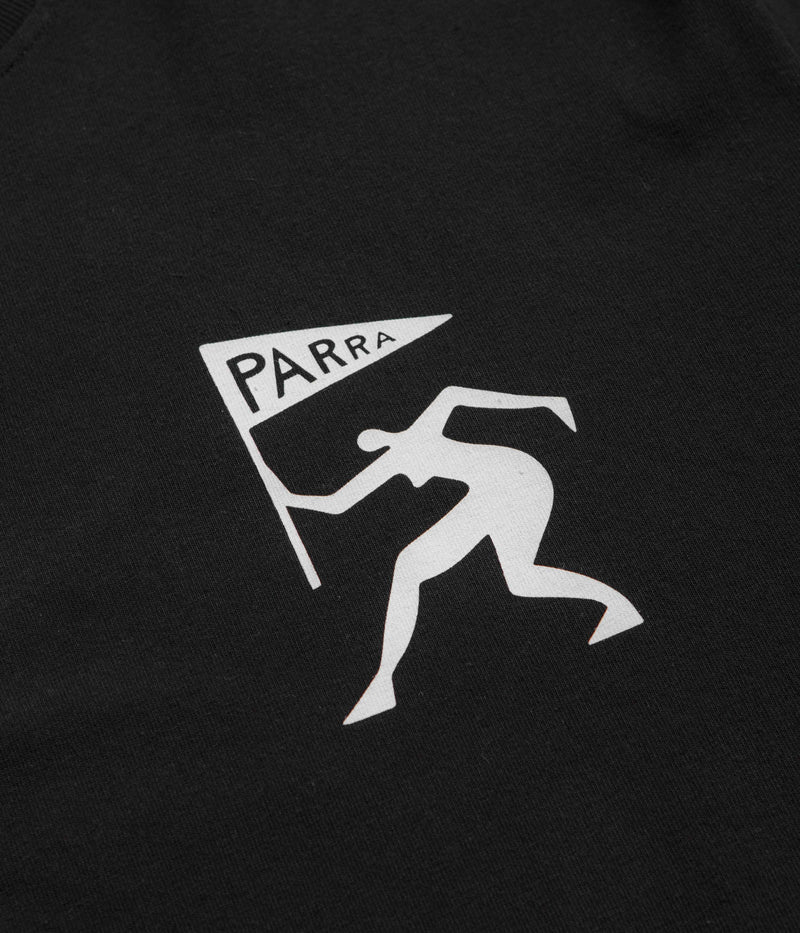 by Parra Neurotic Flag Long Sleeve T-Shirt in Black