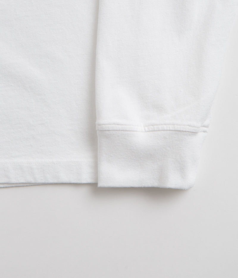 by Parra Neurotic Flag Long Sleeve T-Shirt in White