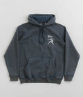 by Parra Neurotic Mini Flag Hoodie in Washed Blue