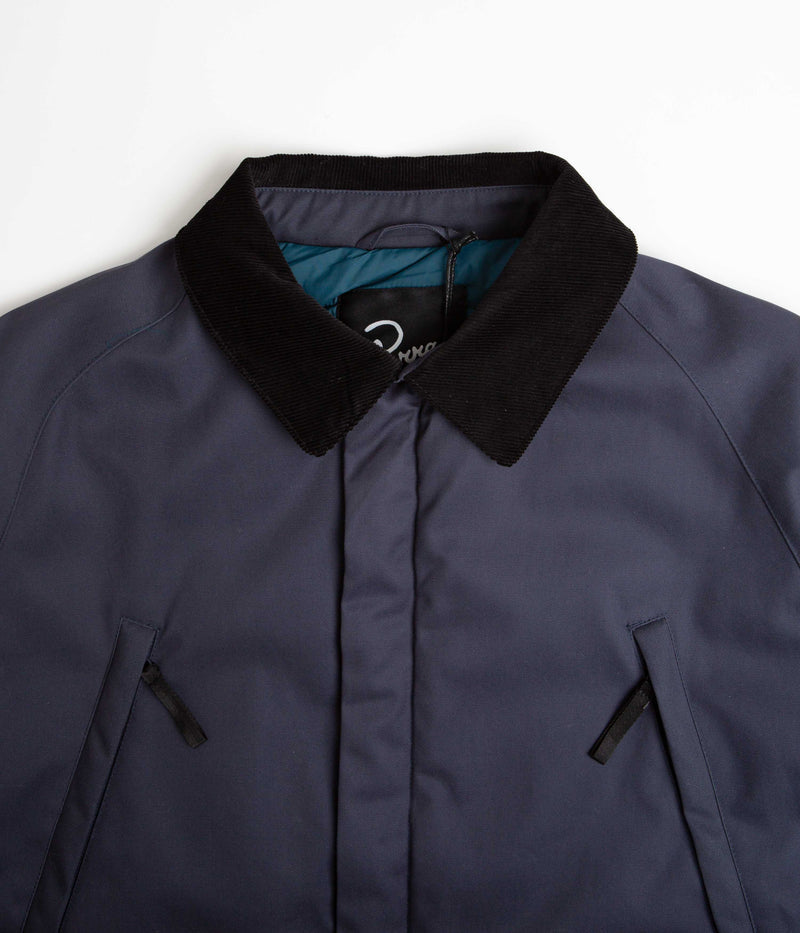 by Parra No Hunting Please Hunter Jacket in Greyish Blue