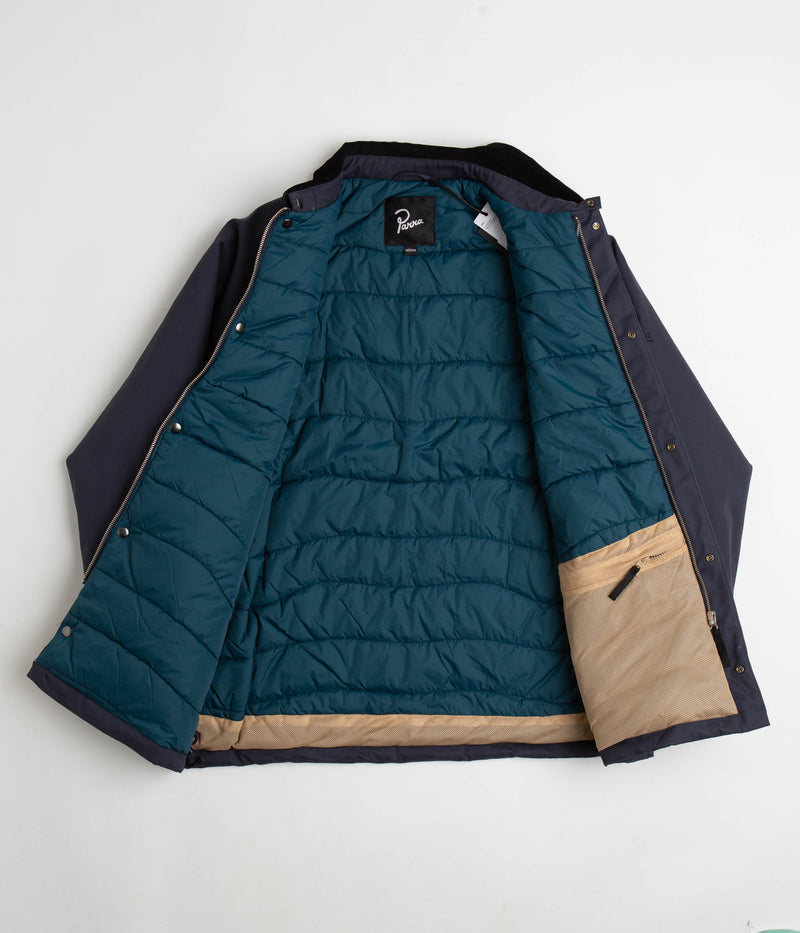 by Parra No Hunting Please Hunter Jacket in Greyish Blue