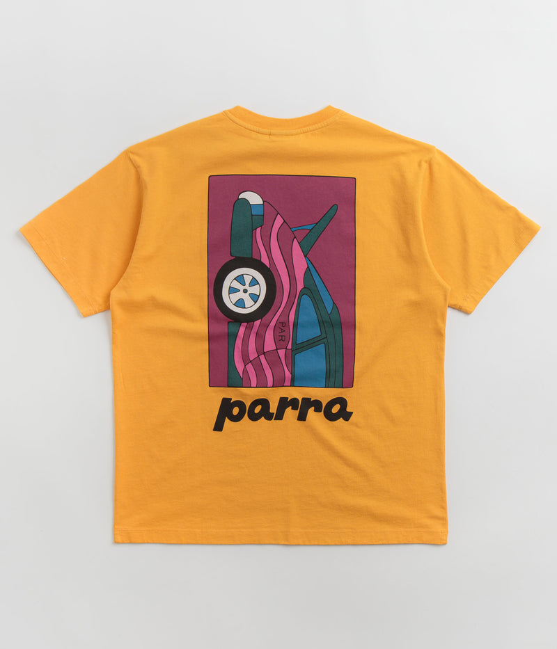 by Parra No Parking T-Shirt in Burned Yellow