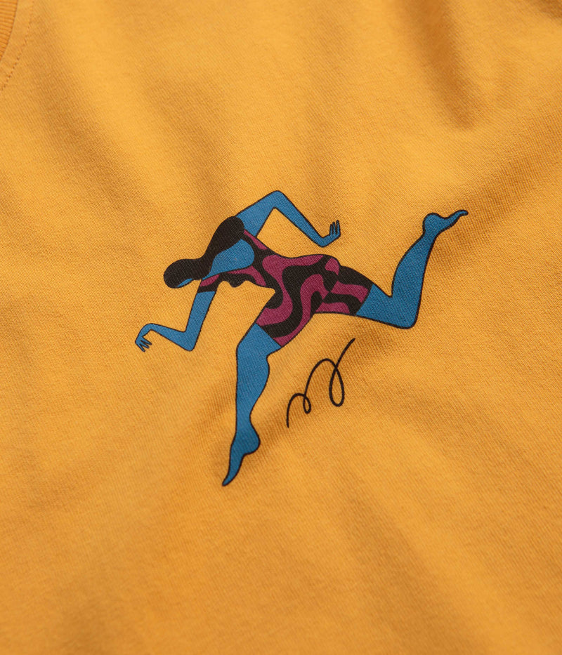 by Parra No Parking T-Shirt in Burned Yellow