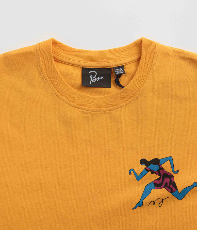 by Parra No Parking T-Shirt in Burned Yellow