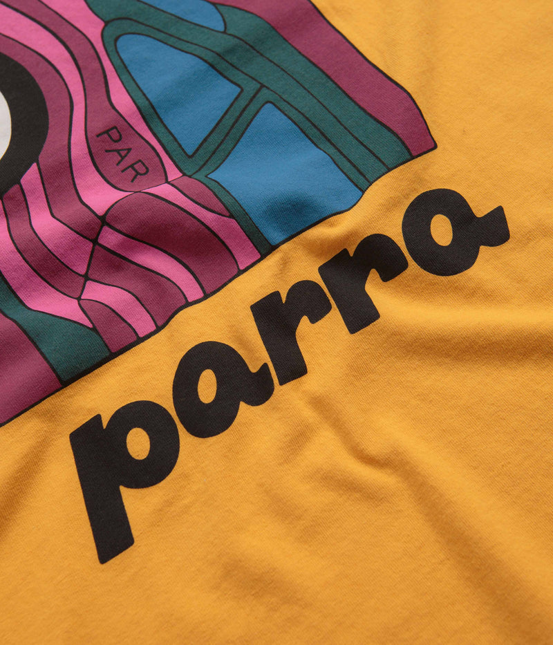by Parra No Parking T-Shirt in Burned Yellow