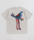 by Parra Pigeon Legs T-Shirt in Light Grey