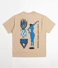 by Parra Questioning T-Shirt in Beige