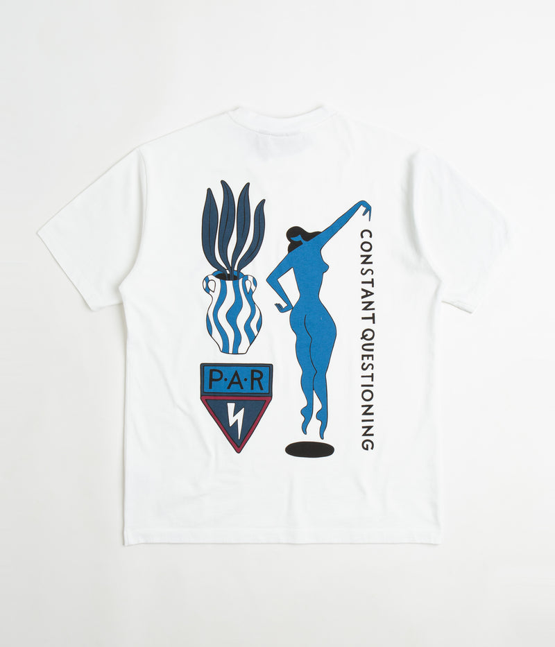 by Parra Questioning T-Shirt in White
