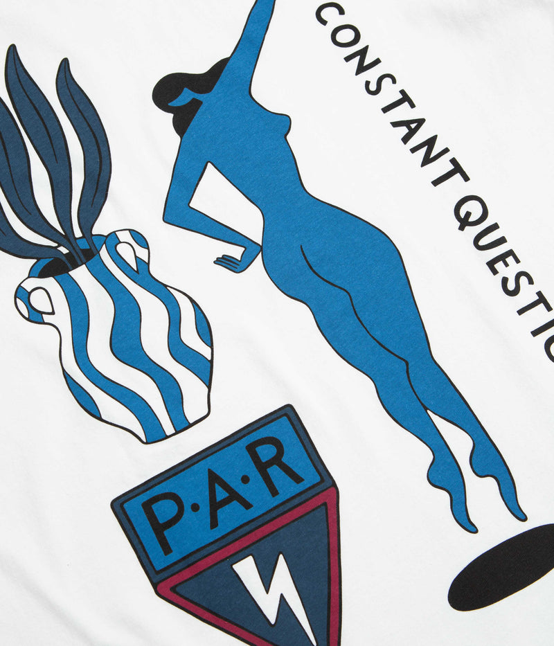 by Parra Questioning T-Shirt in White