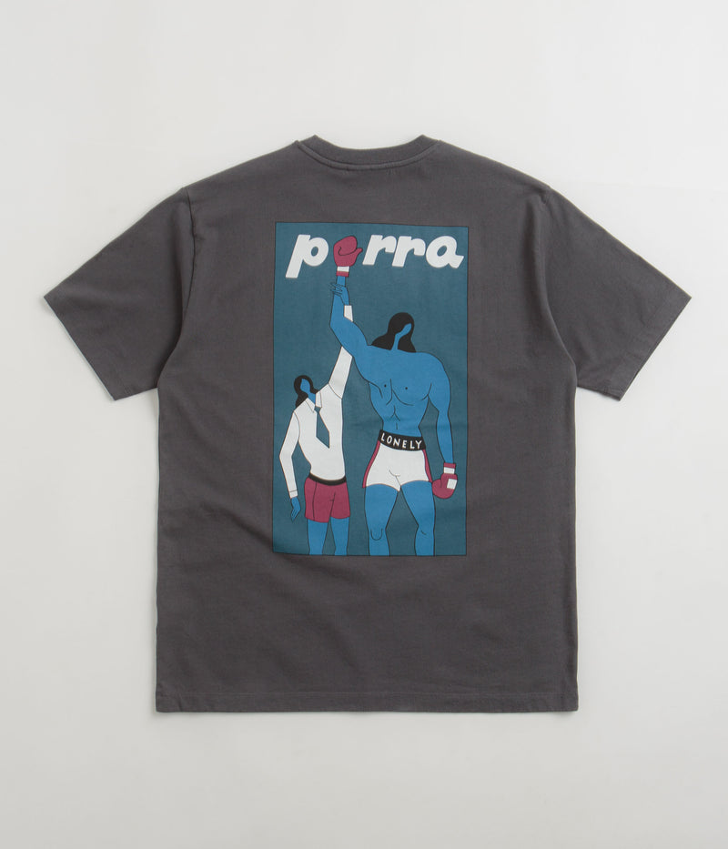 by Parra Round 12 T-Shirt in Dark Grey