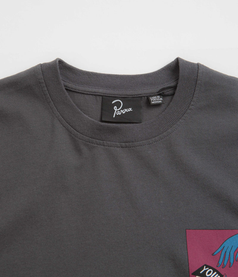 by Parra Round 12 T-Shirt in Dark Grey