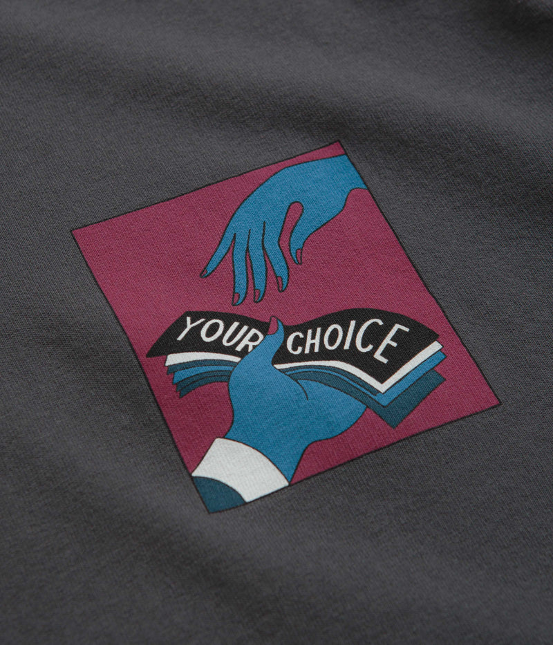 by Parra Round 12 T-Shirt in Dark Grey