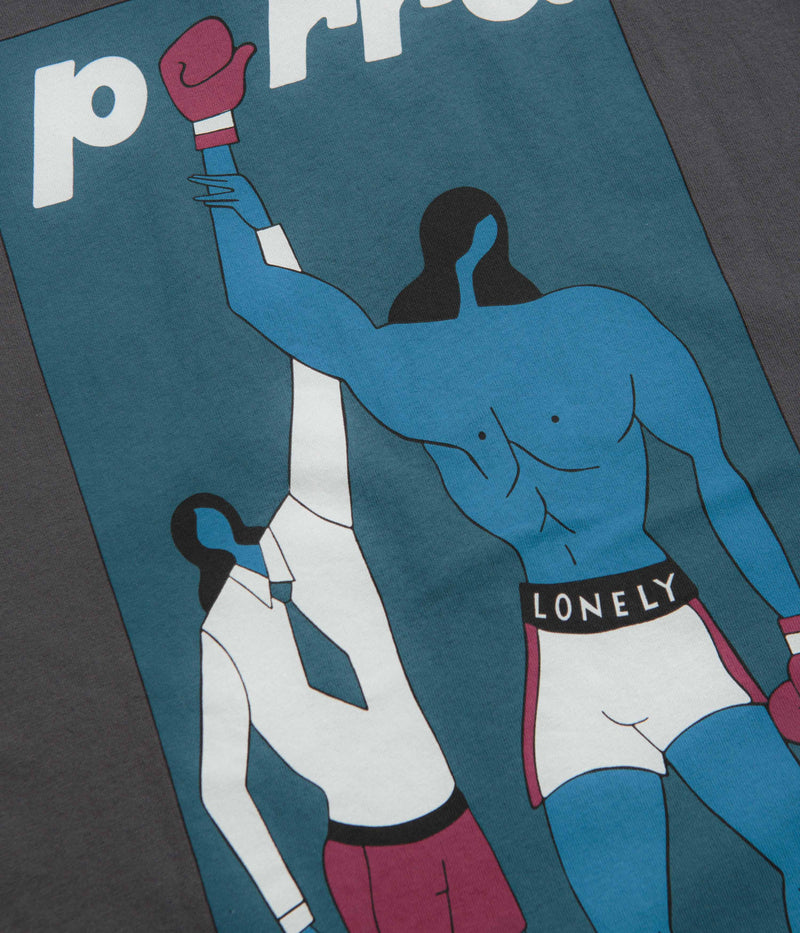 by Parra Round 12 T-Shirt in Dark Grey