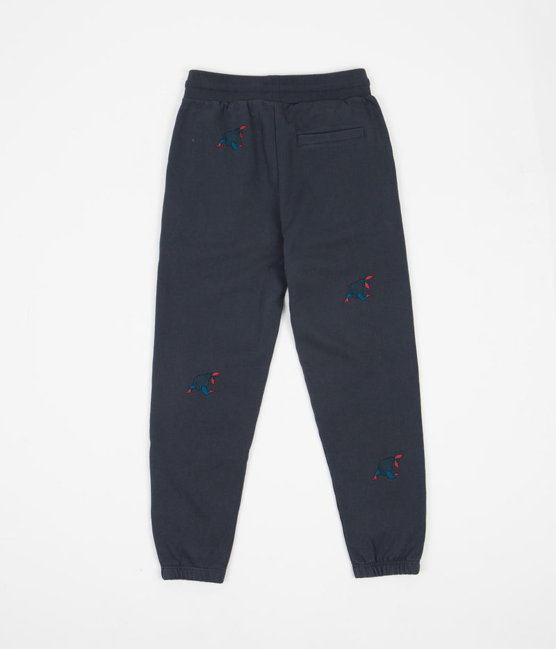 by Parra Running Pear Sweatpants in Navy Blue