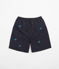by Parra Running Pear Swim Shorts in Navy Blue