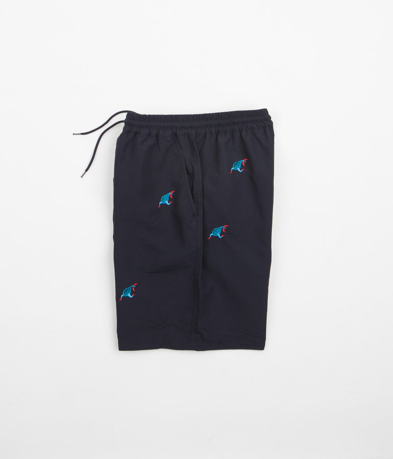 by Parra Running Pear Swim Shorts in Navy Blue