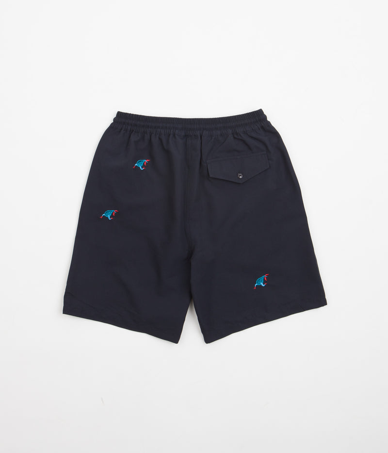 by Parra Running Pear Swim Shorts in Navy Blue